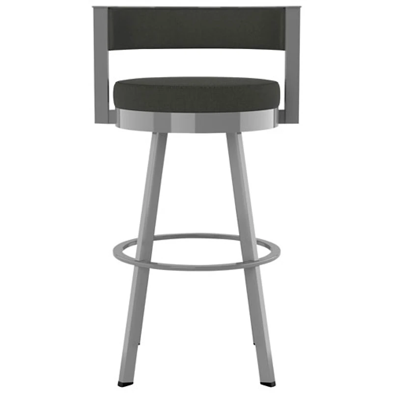Tabouret de bar contemporain à hauteur de bar Browser - Anthracite/Gris métallique