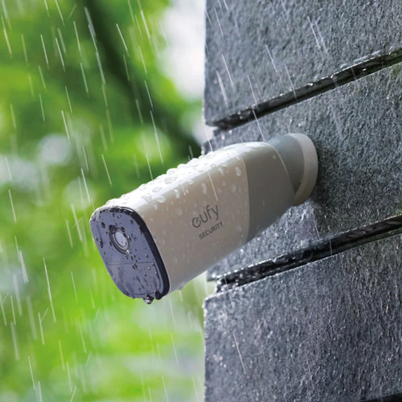 Système de surveillance sans fil eufyCam 2 Pro avec 3 caméras compactes 2K - Blanc - Partenaire détaillant exclusif