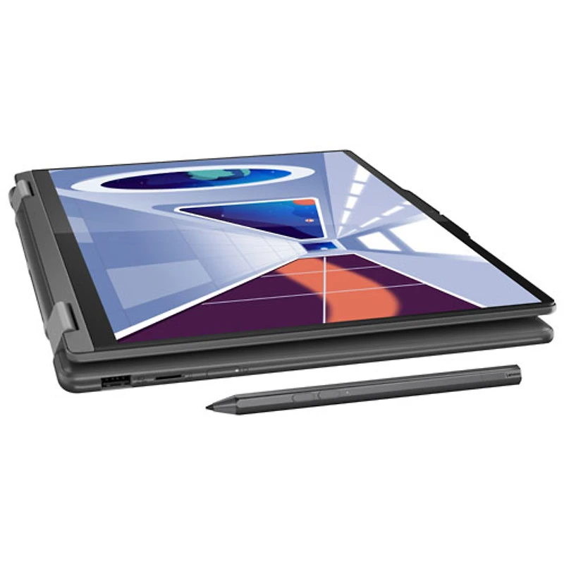 Portable 2-en-1 à écran tactile de 14 po Yoga 7 de Lenovo - Gris tempête (Evo i5-1335U d'Intel/SSD 512 Go/RAM 16 Go)
