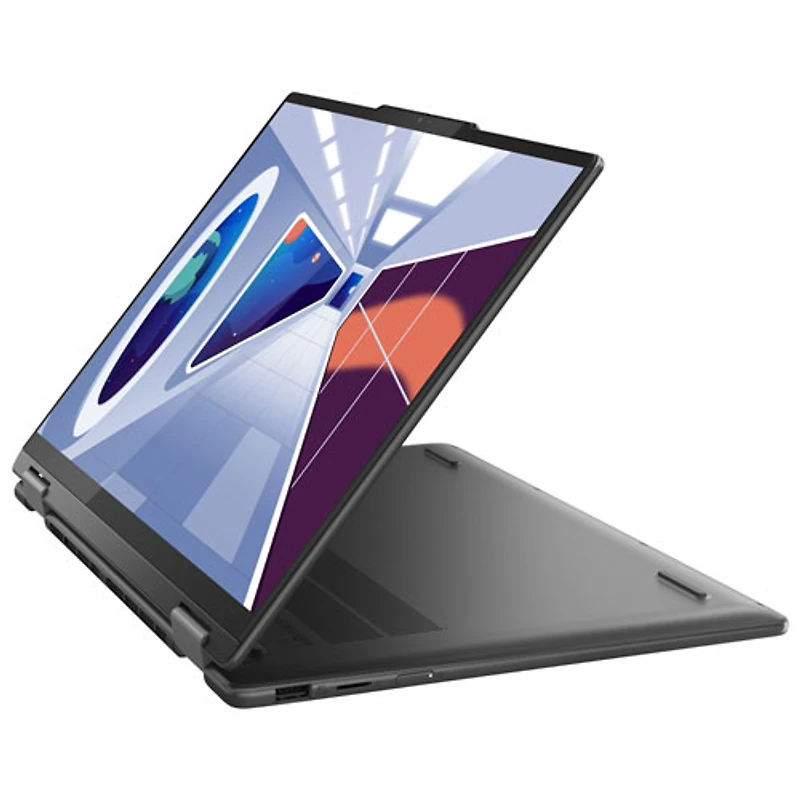 Portable 2-en-1 à écran tactile de 14 po Yoga 7 de Lenovo - Gris tempête (Evo i5-1335U d'Intel/SSD 512 Go/RAM 16 Go)
