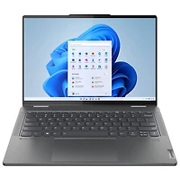 Portable 2-en-1 à écran tactile de 14 po Yoga 7 de Lenovo - Gris tempête (Evo i5-1335U d'Intel/SSD 512 Go/RAM 16 Go)