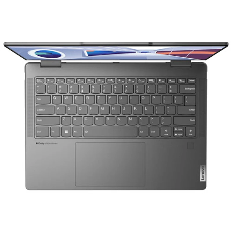 Portable 2-en-1 à écran tactile de 14 po Yoga 7 de Lenovo - Gris tempête (Evo i5-1335U d'Intel/SSD 512 Go/RAM 16 Go)