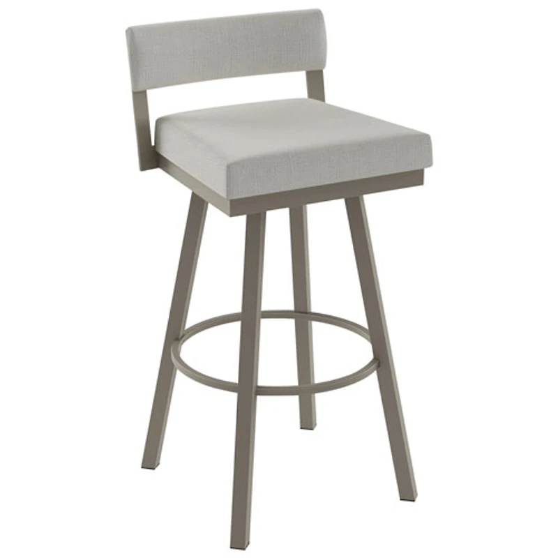 Travis Contemporary Counter Height Barstool - Grey Beige/Grey