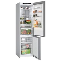 Réfrigérateur à congélateur inférieur 12,8 pi³ 25 po avec distributeur d'eau de Bosch (B24CB80ESW) - Verre blanc