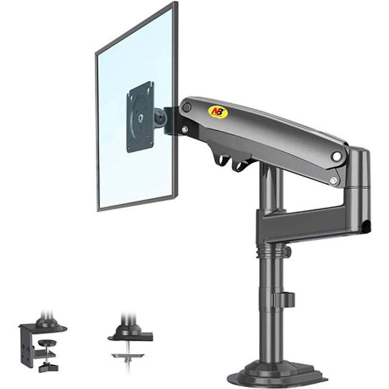 Support inclinable pour moniteur de bureau H100 de 22 à 35 po de North Bayou - Noir