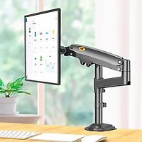 Support inclinable pour moniteur de bureau H100 de 22 à 35 po de North Bayou - Noir