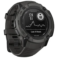 Montre intelligente multisport Bluetooth de 53 mm Instinct 2X Solar de Garmin - Graphite