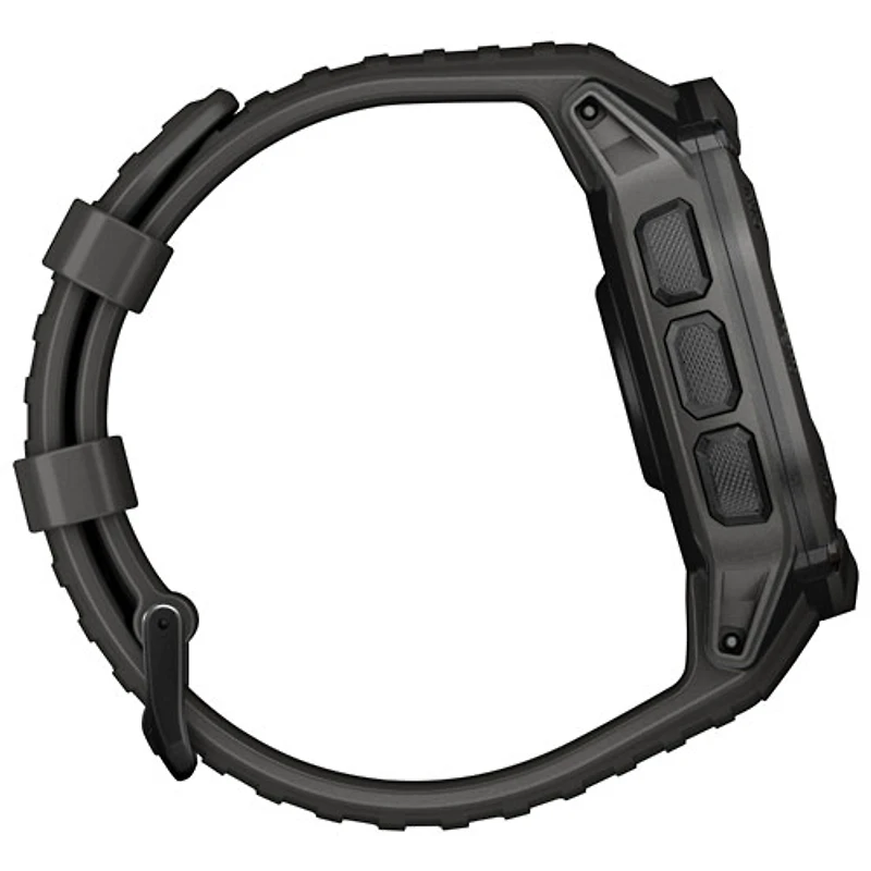 Montre intelligente multisport Bluetooth de 53 mm Instinct 2X Solar de Garmin - Graphite