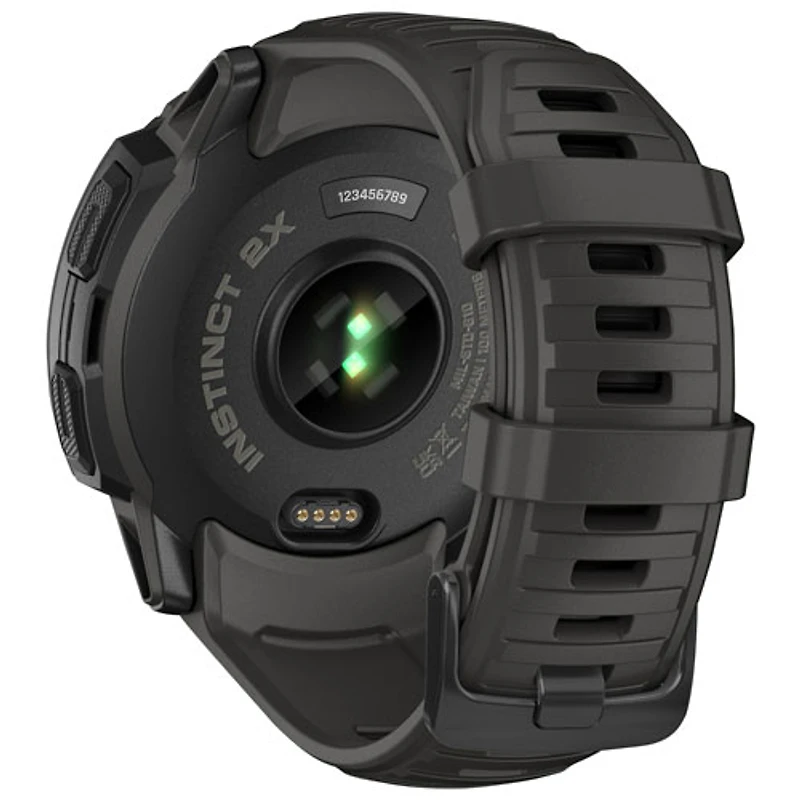 Montre intelligente multisport Bluetooth de 53 mm Instinct 2X Solar de Garmin - Graphite