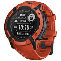 Garmin Instinct 2X Solar 53mm Bluetooth Mutlisport Smartwatch - Flame Red