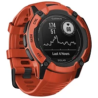 Garmin Instinct 2X Solar 53mm Bluetooth Mutlisport Smartwatch - Flame Red