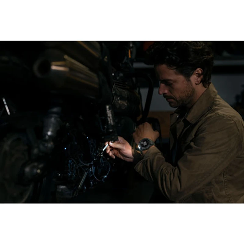 Garmin Instinct 2X Solar 53mm Bluetooth Mutlisport Smartwatch - Flame Red