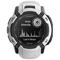 Garmin Instinct 2X Solar 53mm Bluetooth Mutlisport Smartwatch - Whitestone