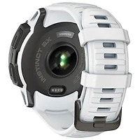 Montre intelligente multisport Bluetooth de 53 mm Instinct 2X Solar de Garmin - Blanc