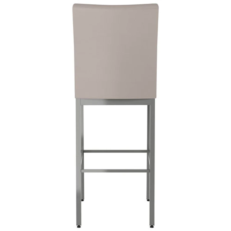 Tabouret de bar traditionnel à hauteur de bar Perry - Crème/Gris