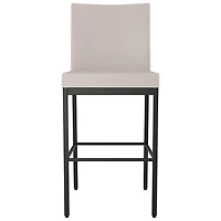 Perry Plus Traditional Bar Height Barstool - Cream/Black
