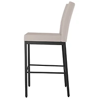 Perry Plus Traditional Bar Height Barstool - Cream/Black