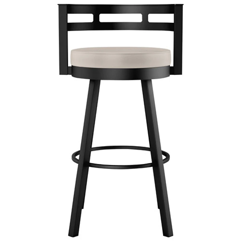 Render Contemporary Counter Height Barstool - Cream/Black