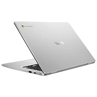 Chromebook de 14 po C424 d'ASUS - Argenté (Celeron N4020 d'Intel/eMMC 64 Go/RAM 4 Go/ChromeOS)