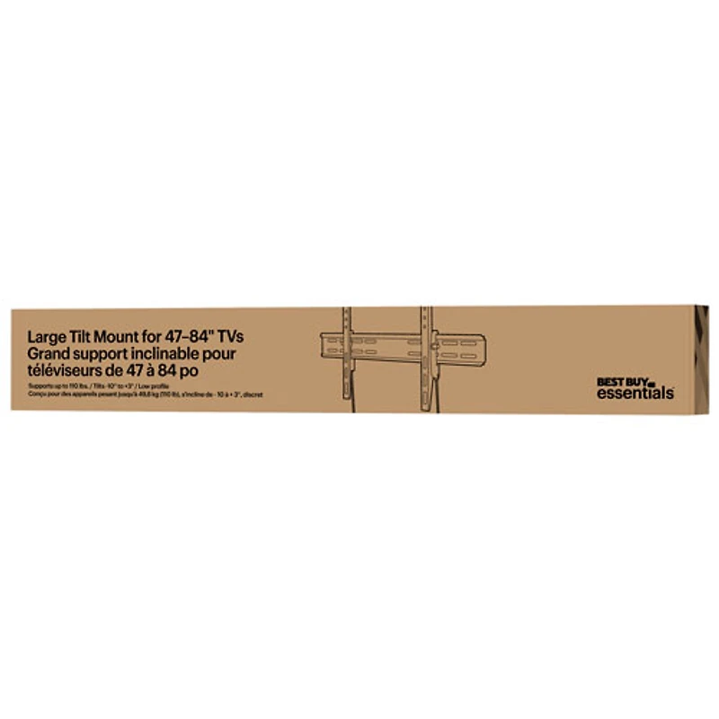 Best Buy Essentials 47" - 84" Tilting TV Wall Mount - Only at Best Buy