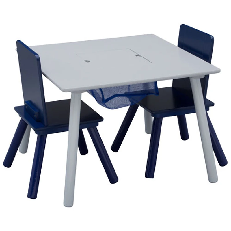 Ensemble 3 pièces pour enfant avec table et chaises de Delta Children - Gris