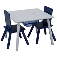 Ensemble 3 pièces pour enfant avec table et chaises de Delta Children - Gris