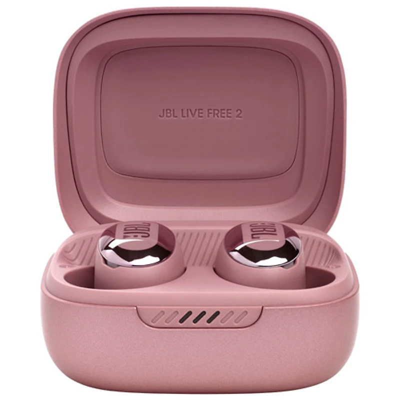 Écouteurs boutons 100 % sans fil à suppression du bruit Live Free 2 de JBL - Rose
