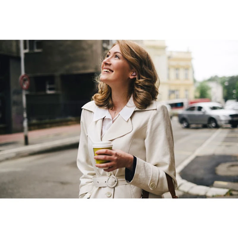 Écouteurs boutons 100 % sans fil à suppression du bruit Live Free 2 de JBL - Rose