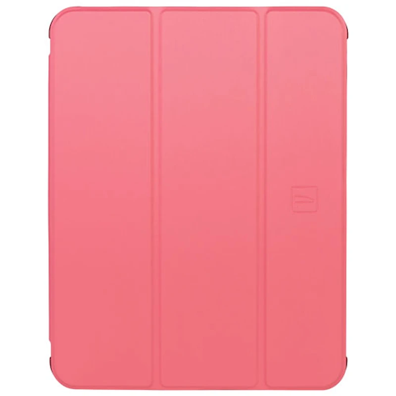 Étui folio satiné de Tucano Milano Italy pour iPad 11 po (A16)/iPad 10,9 (10e génération) - Rose