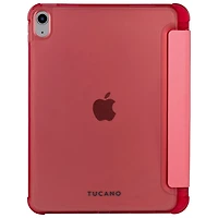 Étui folio satiné de Tucano Milano Italy pour iPad 11 po (A16)/iPad 10,9 (10e génération) - Rose