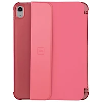 Étui folio satiné de Tucano Milano Italy pour iPad 11 po (A16)/iPad 10,9 (10e génération) - Rose