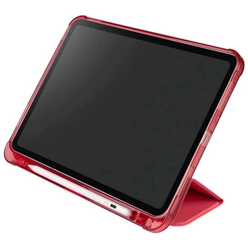 Étui folio satiné de Tucano Milano Italy pour iPad 11 po (A16)/iPad 10,9 (10e génération) - Rose