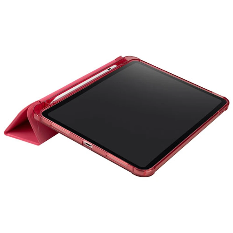 Étui folio satiné de Tucano Milano Italy pour iPad 11 po (A16)/iPad 10,9 (10e génération) - Rose