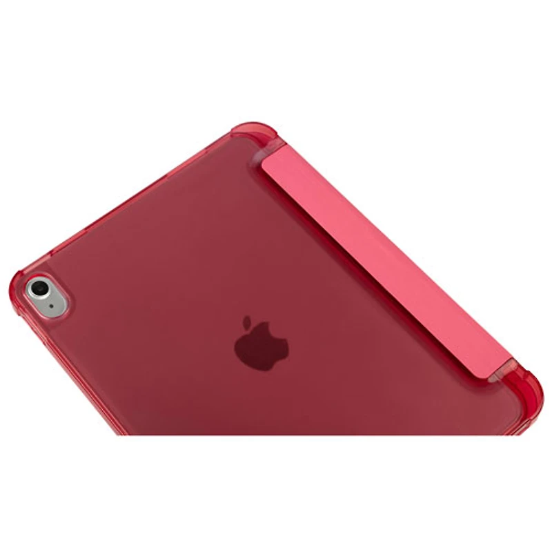Étui folio satiné de Tucano Milano Italy pour iPad 11 po (A16)/iPad 10,9 (10e génération) - Rose