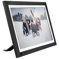 Cadre photo numérique de 10,1 po avec Wi-Fi et écran tactile d'Aluratek (ACKWS10F) - Noir