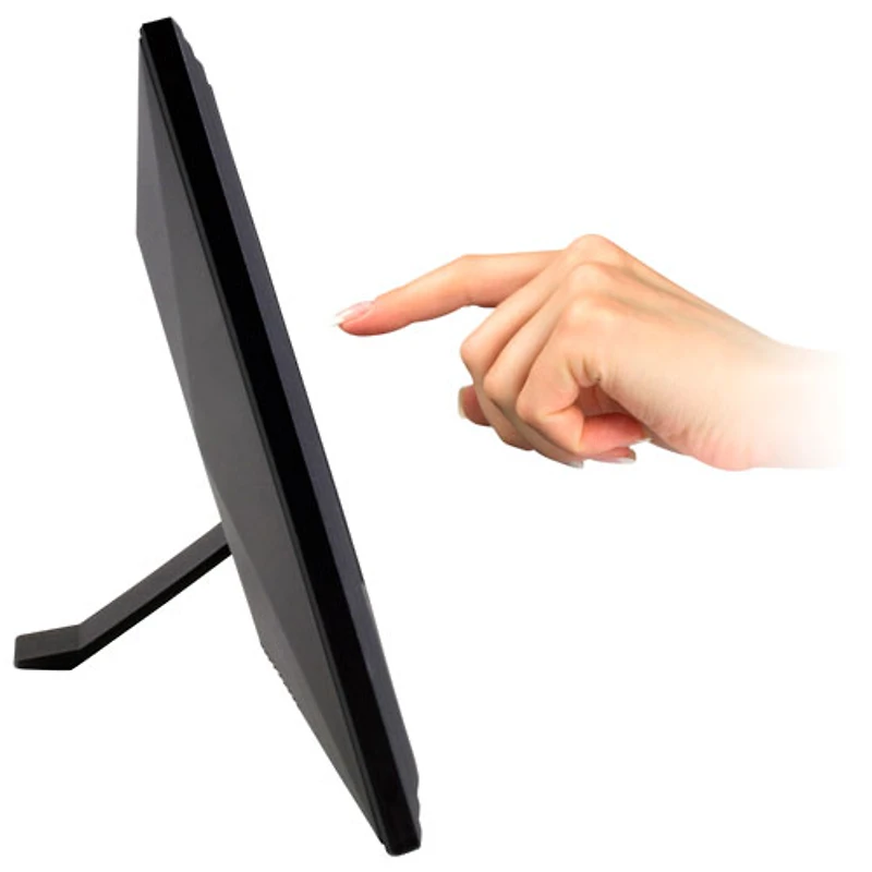 Cadre photo numérique de 10,1 po avec Wi-Fi et écran tactile d'Aluratek (ACKWS10F) - Noir