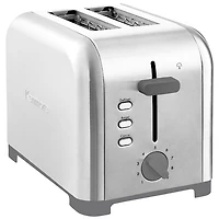 Grille-pain à fentes larges de Kenmore - 2 tranches - Acier inoxydable