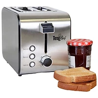 Grille-pain de Total Chef - 2 tranches - Argenté/Acier inoxydable