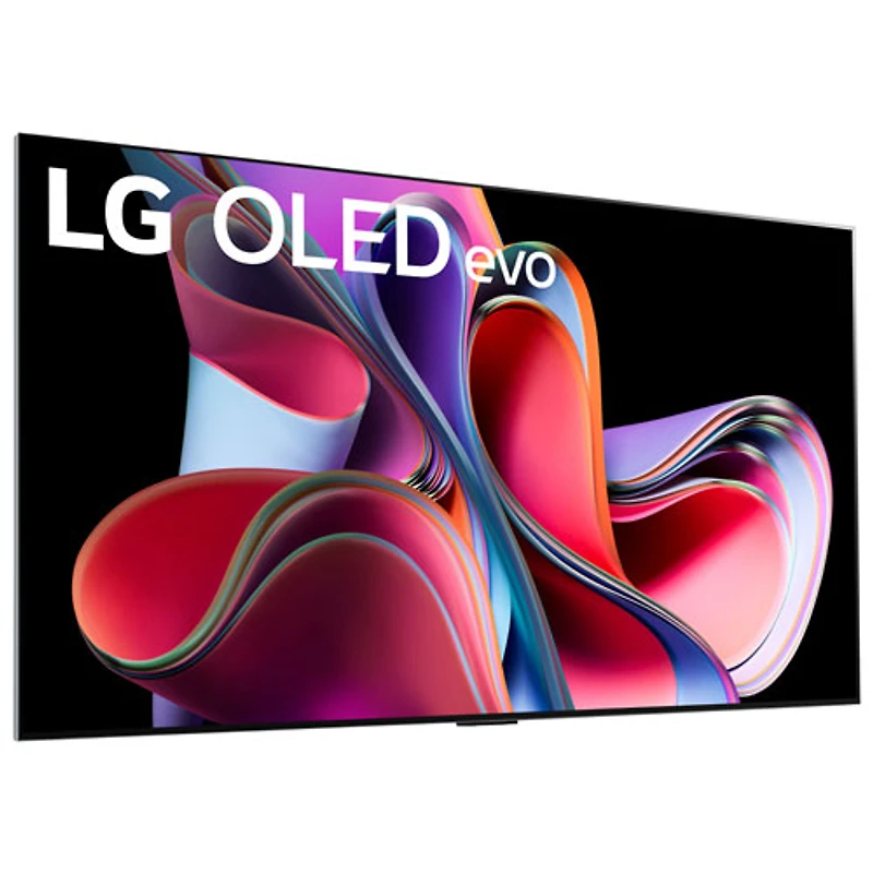 Téléviseur intelligent webOS HDR DELO UHD 4K evo Gallery G3 de 55 po de LG (OLED55G3PUA) - 2023 - Argenté satiné