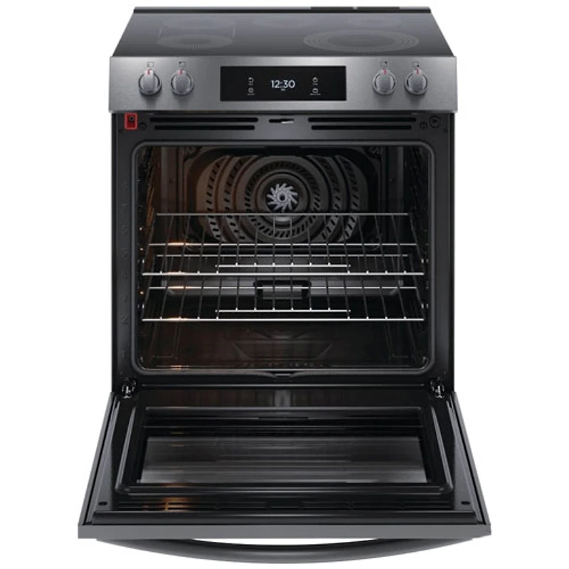 Cuisinière électrique à convection véritable Air Fry 30 po 6,2 pi³ Gallery Frigidaire (GCFE306CBD) - Acier inoxydable