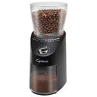 Capresso Infinity Conical Burr Grinder - Black/Stainless Steel