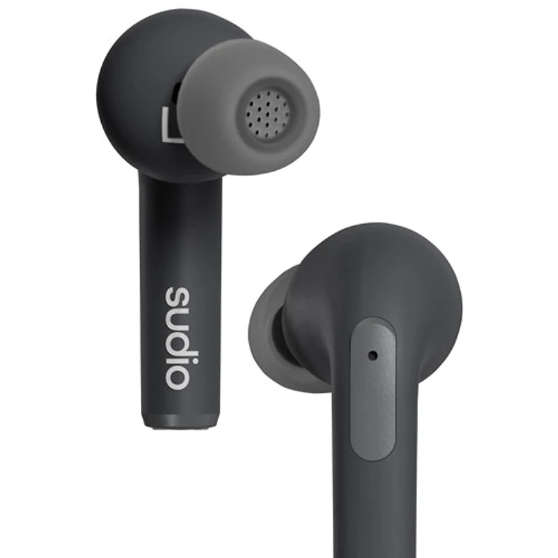 Écouteurs boutons 100 % sans fil à suppression du bruit N2 PRO de Sudio Audio - Noir