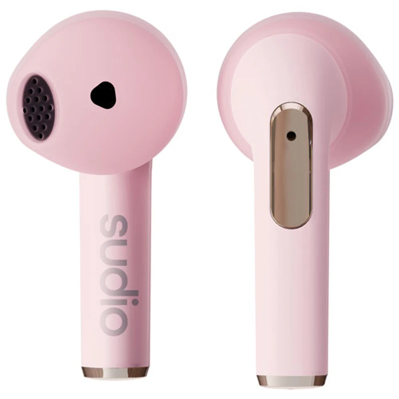 Écouteurs boutons 100 % sans fil N2 de Sudio Audio - Rose
