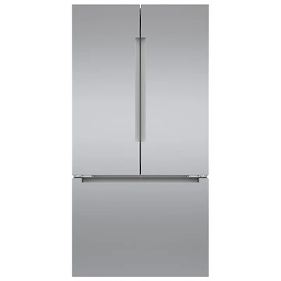 Bosch 36" 20.8 Cu. Ft. French Door Refrigerator with Water & Ice Dispenser (B36CT81ENS) - Stainless Steel