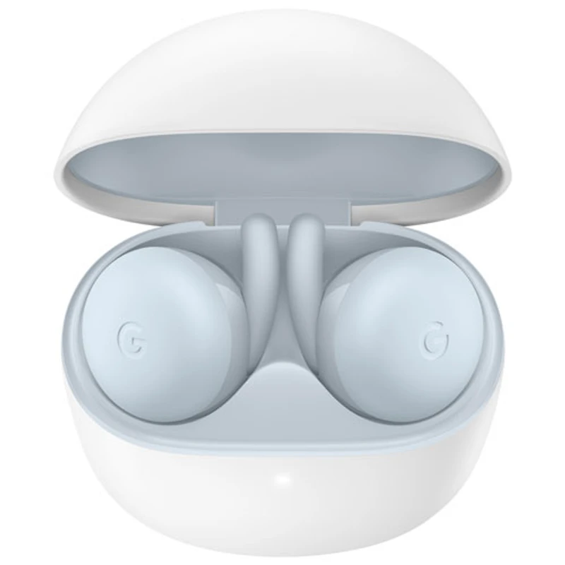 Écouteurs boutons 100 % sans fil à isolation sonore Pixel Buds A-Series de Google - Bleu arctique