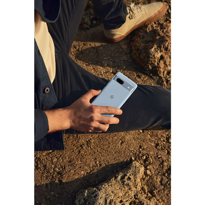 Écouteurs boutons 100 % sans fil à isolation sonore Pixel Buds A-Series de Google - Bleu arctique