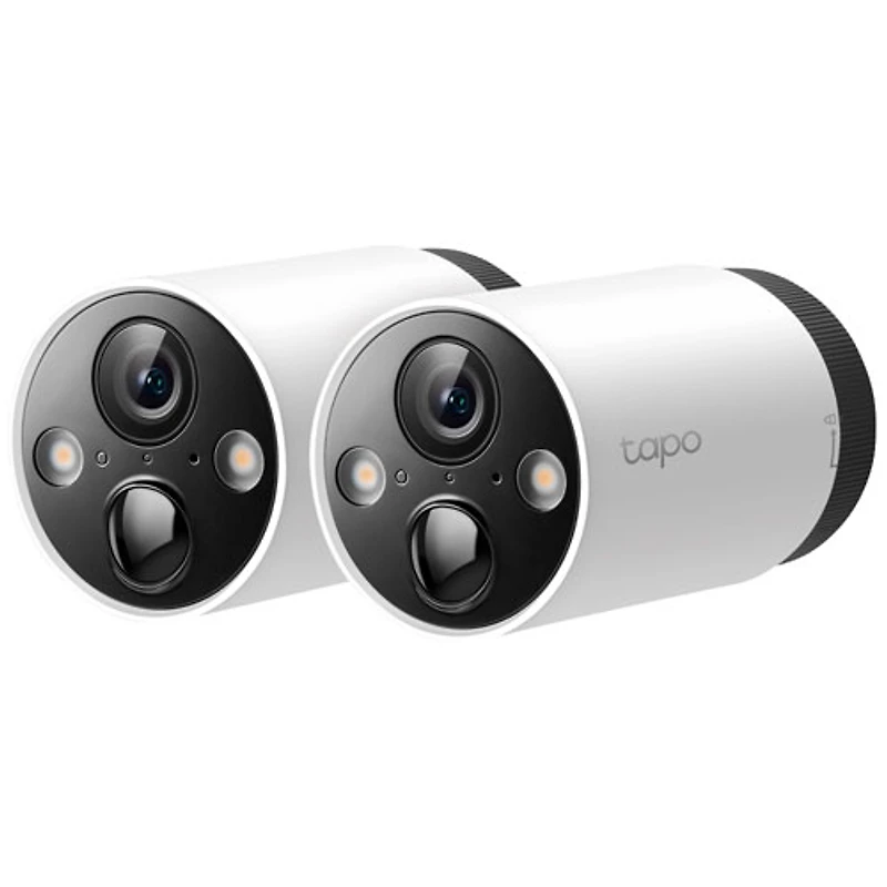 Système de surveillance extérieur sans fil Tapo C420S2 de TP-Link avec 2 caméras QHD 2K - Blanc