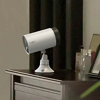 Système de surveillance extérieur sans fil Tapo C420S2 de TP-Link avec 2 caméras QHD 2K - Blanc