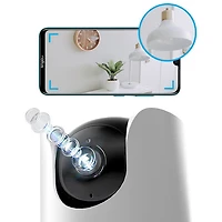 Caméra de surveillance Wi-Fi semi sans fil panoramique et inclinable Tapo C225 2K QHD d'intérieur de TP-Link - Blanc