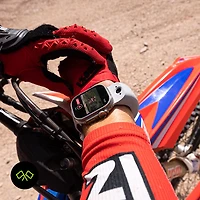 Bracelet en silicone intelligent à deux caméras de Wristcam pour Apple Watch 38/40/41 mm - Grand - Noir